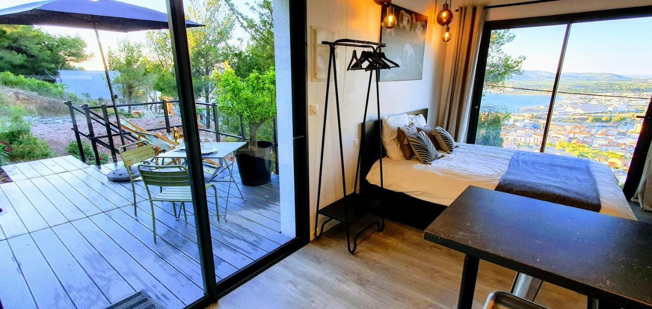 Le Rouquier Studio Terrasse, Vue Exceptionnelle, Climatisation Sète Exterior foto